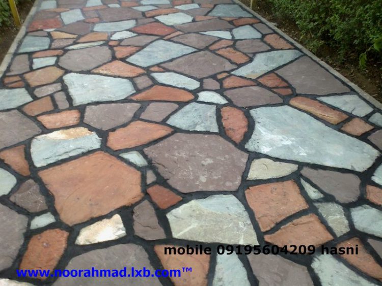 کف فرش سنگ لاشه باغ حیاط کف فرش سنگ لاشه باغ حیاط